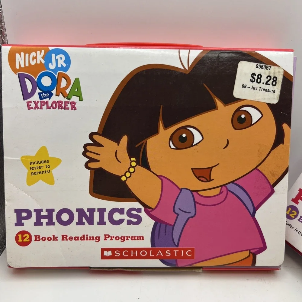 2X Dora the Explorer Phonics Boxed Sets, 23 Books- Box 1&2,  Phonics Scholastic